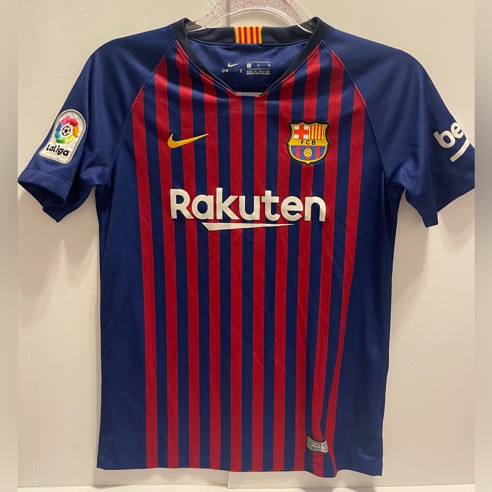 Nike Youth Unisex Barcelona 2018 Home soccer Jersey 894458-456 size L